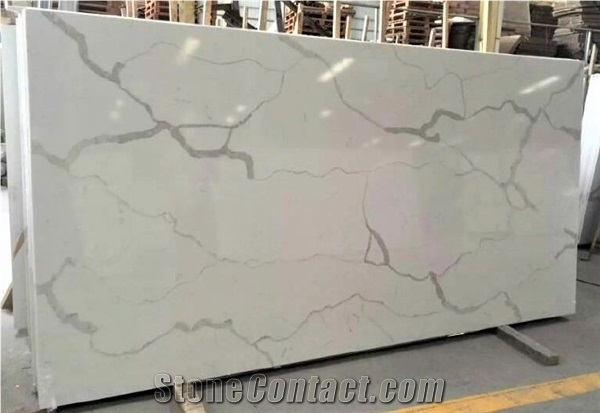 Prefab Quartz Surface Slabs for Vanity Top Bath Top