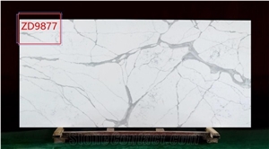Quartz Stone Slabs White Calacatta