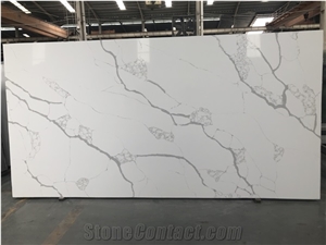 Quartz Stone White Calacatta Quartz Slabs