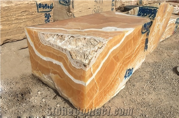 Orange Onyx Slabs