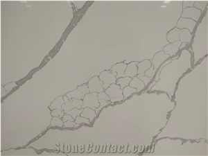 Calacatta Plazo Lite Quartz Stone Slabs