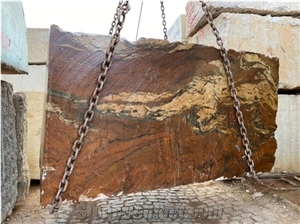 Red Tempest Crystal Quartzite Blocks