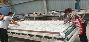 Calacatta White Quartz Stones Solid Surface Slabs