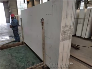 Calacatta White Quartz Stones Solid Surface Slabs