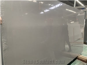 Pure Grey Quartz Slabs for Countertop