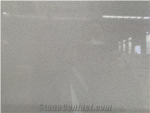 Pure Grey Quartz Slabs for Countertop