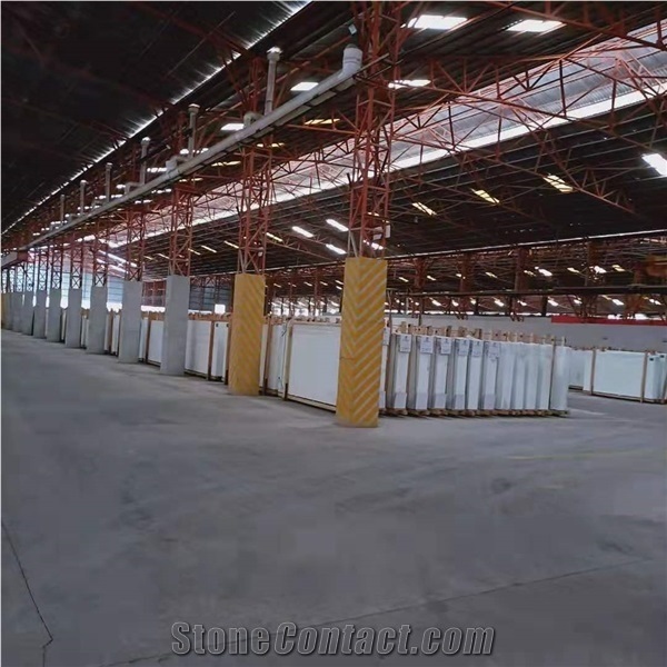 Super White Nano Crystalized Stone Slabs