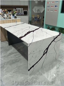Wholesale Calacatta Quartz Stone for Countertop