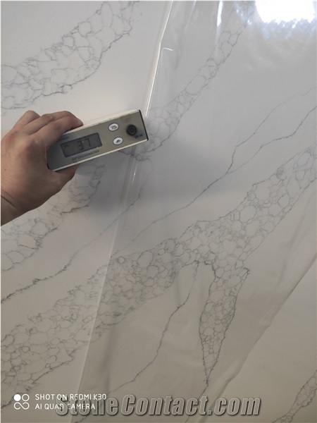 Wholesale Calacatta White Quartz Slabs