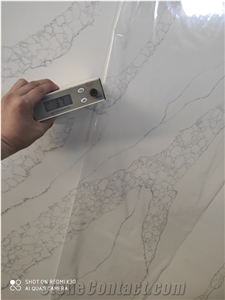 Wholesale Calacatta White Quartz Slabs