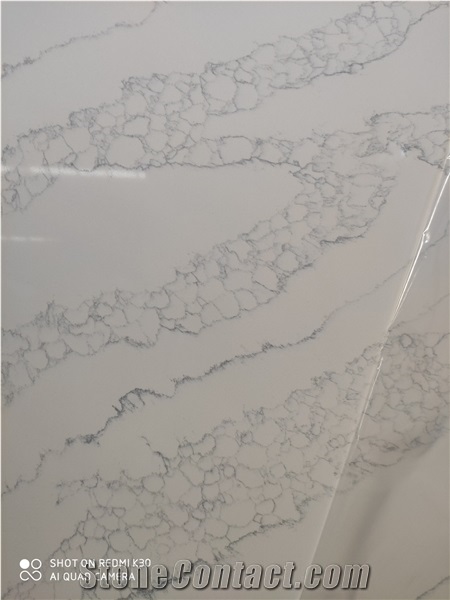Wholesale Calacatta White Quartz Slabs