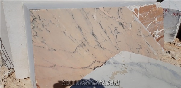 Rosa Portugal Salmone Marble Blocks
