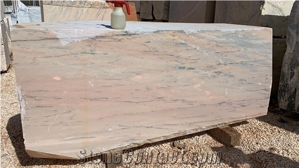 Rosa Portugal Salmone Marble Blocks