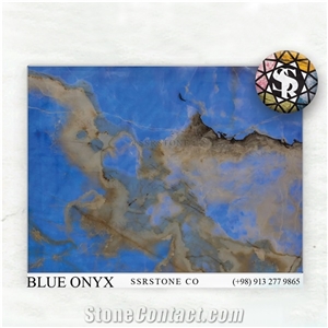 Iran Blue Onyx Slabs & Tiles