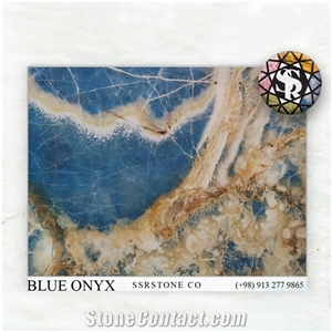Iran Blue Onyx Slabs & Tiles