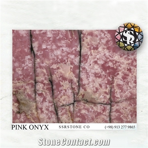 Pink Onyx Slabs