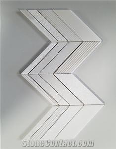 Carrara Mosaic Tile Marble Mosaic Tile Crystal White