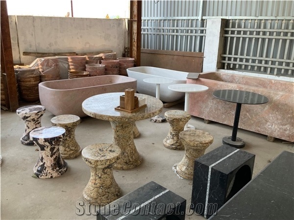 Marble Coffee Table Stone Made in Vietnam