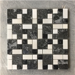 Square Chips Stone Mosaic Tile 300x300mm