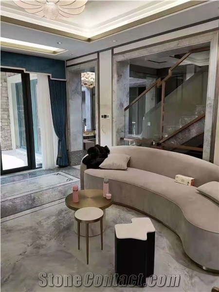 Calacatta Gray Marble Tiles for Bathroom Wall Floor