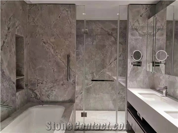 Natural Grey Quartzite Tiles for Kitchen Bathroom