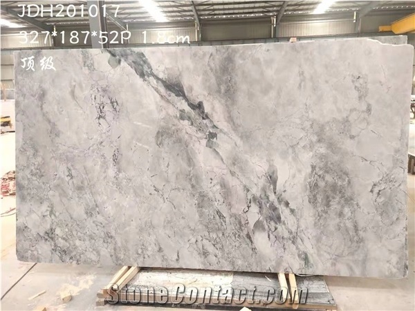 Super Grey White Marble ,Statuario Grey Marble