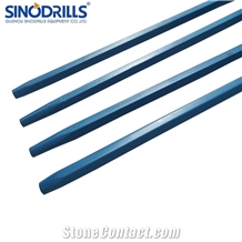H22 11 Degree 4ft Taper Rock Drill Rod for Mining Tunneling