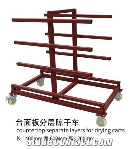 Countertop Separate Layers For Drying Carts
