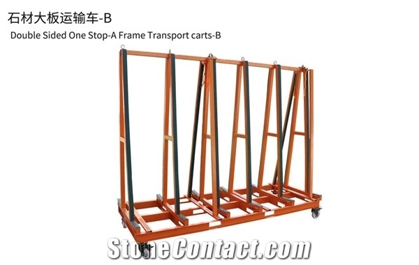 Double Sided One Stop-A Frame Transport Cart-C