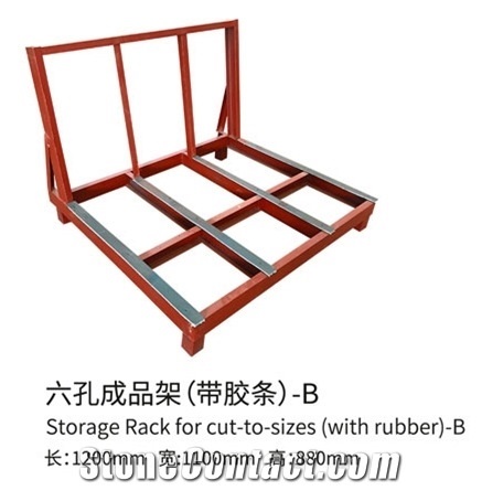 Storage Rack For Cut-To-Sizes (With Rubber) - B