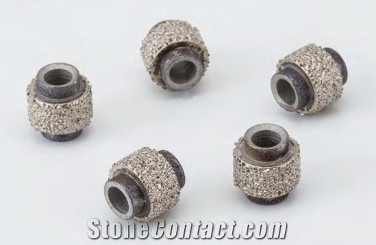 Vacuum Brazed Diamond Wire Saw Beads For Reinforced Concrete