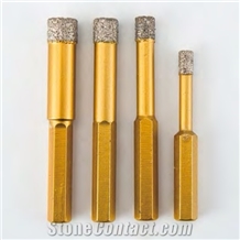 Vacuum Brazed General Speed Drill Bits With Wax Cooling