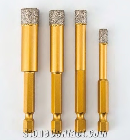 Vacuum Brazed General Speed Drill Bits With Wax Cooling