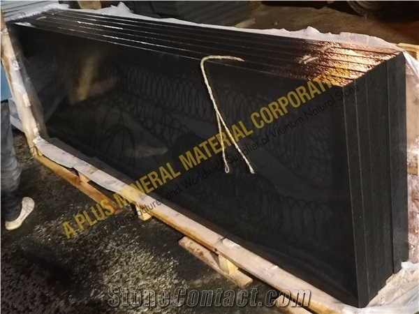 Absolute Black Basalt Tiles / Slabs