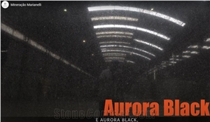 Aurora Black Granite Blocks