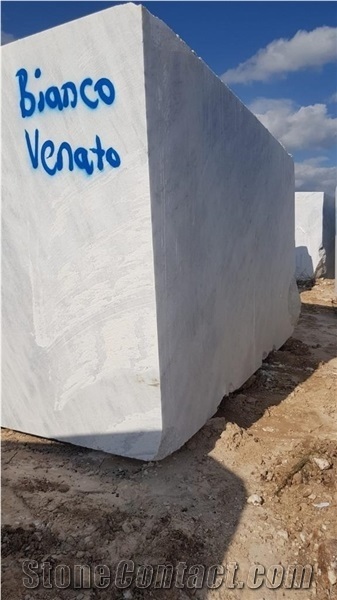 Venato Bianco Marble Blocks