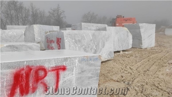 Venato Bianco Marble Blocks