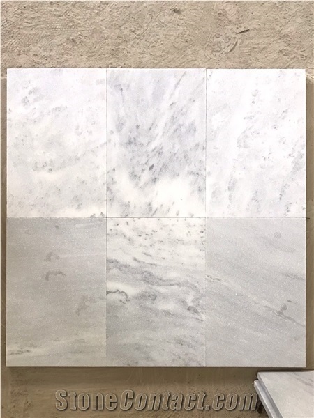 Silver Grey Marble French Pattern Paver for Pool Surround