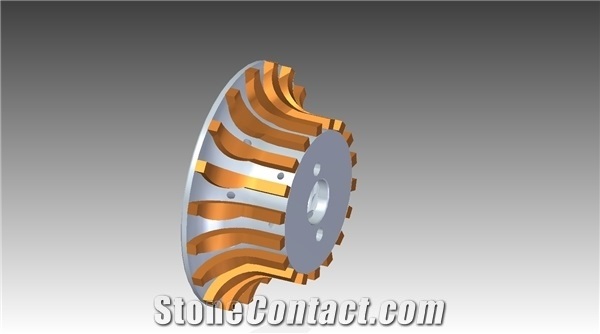 A Profiling Wheel- Diamond Segmented Wheels