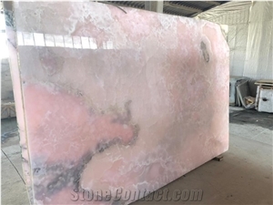 Pink Onyx Tiles & Slabs
