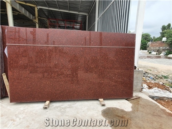Imperial Red Granite Slabs