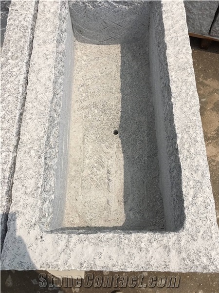 Granite Street Flower Pots Urban Stone Planters Flower Stand