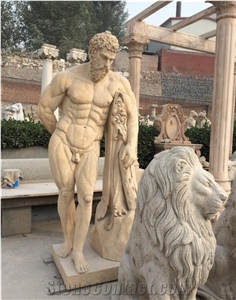 Marble Statue Human Scupltures Hercules Garden Statue