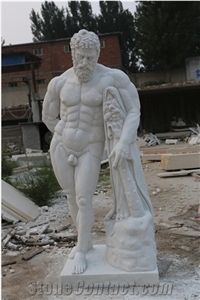 Marble Statue Human Scupltures Hercules Garden Statue