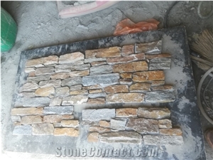 Multicolor Stack Ledger Stone Rusty Quartzite Cement Stone