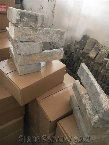 Reclaimed Corner Bricks Used Corner Brick Grey Clay Brick