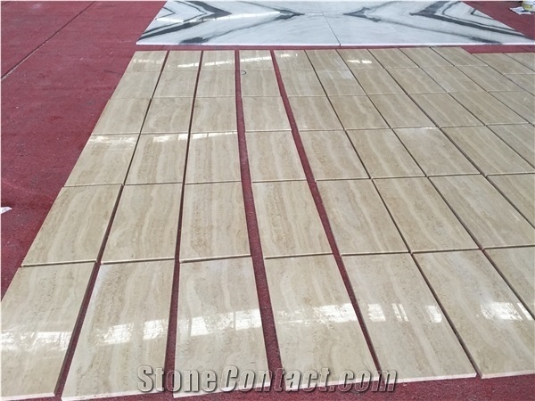 Romano Beige Travertine Classic Light Beige Travertino Tile