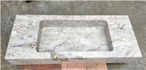 Travertine Bath Farm Sink Classic Travertine Drop-In Sink