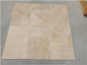 Light Travertino-Light Travertine Crosscut Tiles