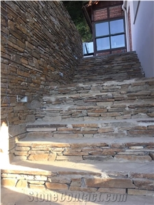 Multi Slate Landscaping Stones, Flagstone Paver, Walkway Crazy Pattern Pavers